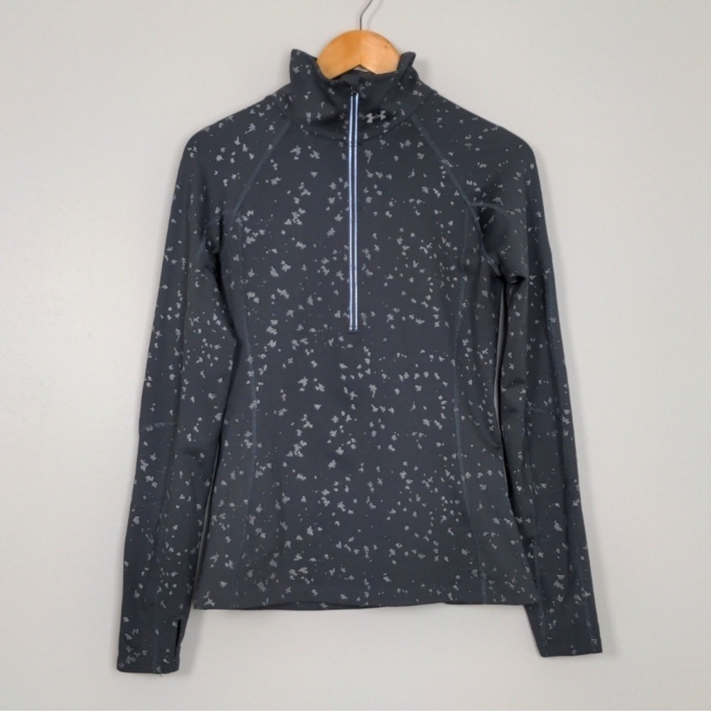 UNDER ARMOUR | ColdGear 1/2 Zip Jacket | Pullover | Grey Snowflake |